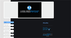 Desktop Screenshot of lieblingsphysio.de
